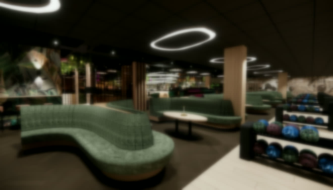 Großzügige Lounge für Schulklassen bei Bowling 2000