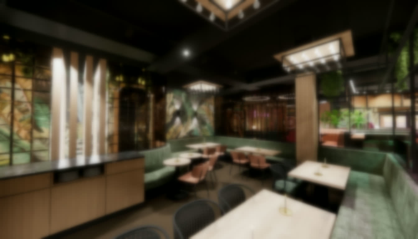 Diner-Bereich mit Sitznischen