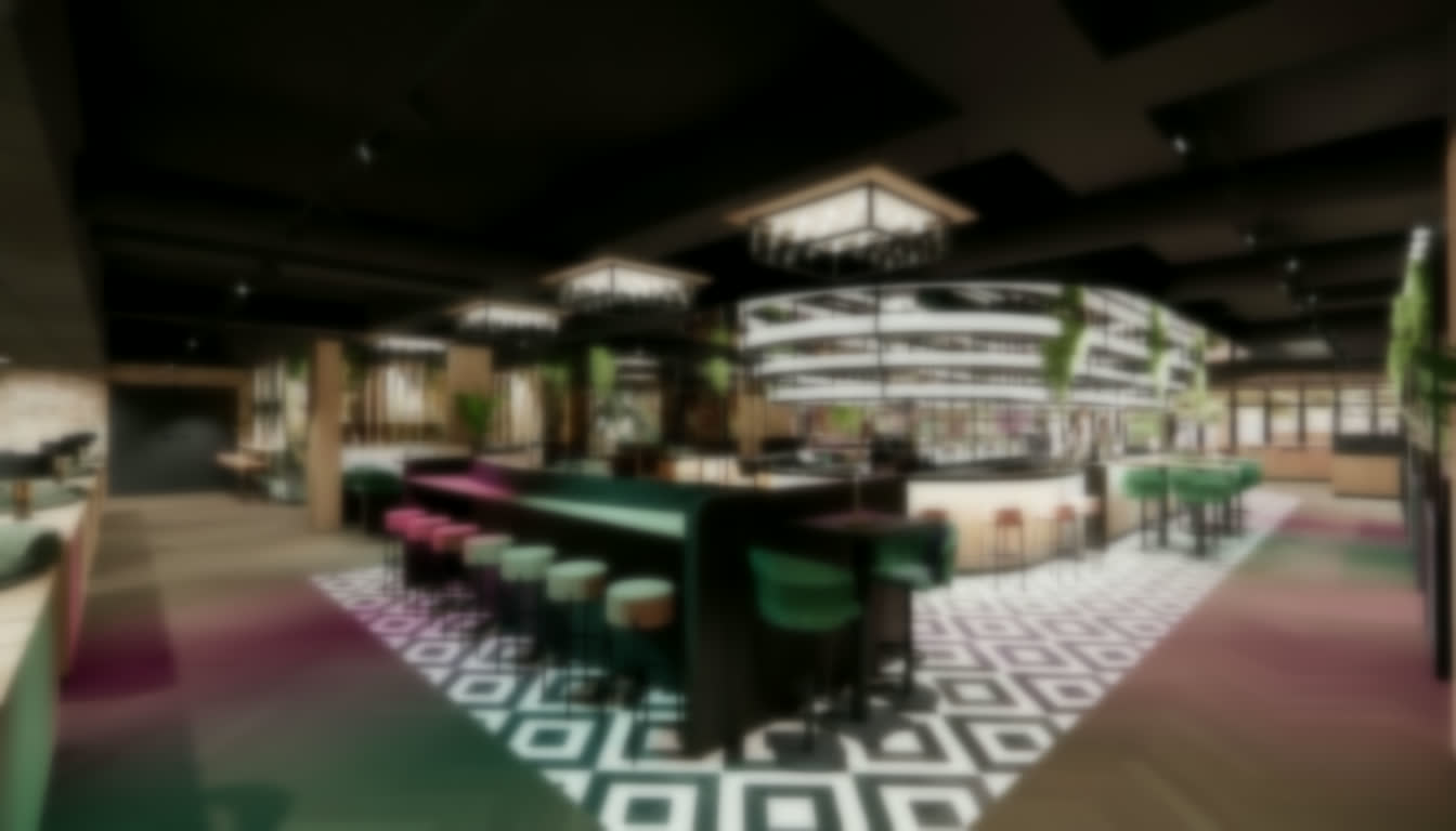 Bar- und Social-Darts-Bereich für Partys bei Bowling 2000